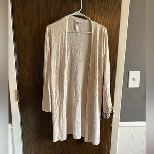 Open faced cardigan